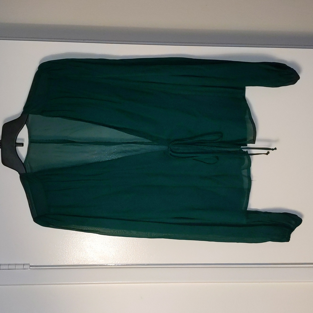Emerald green Reformation top